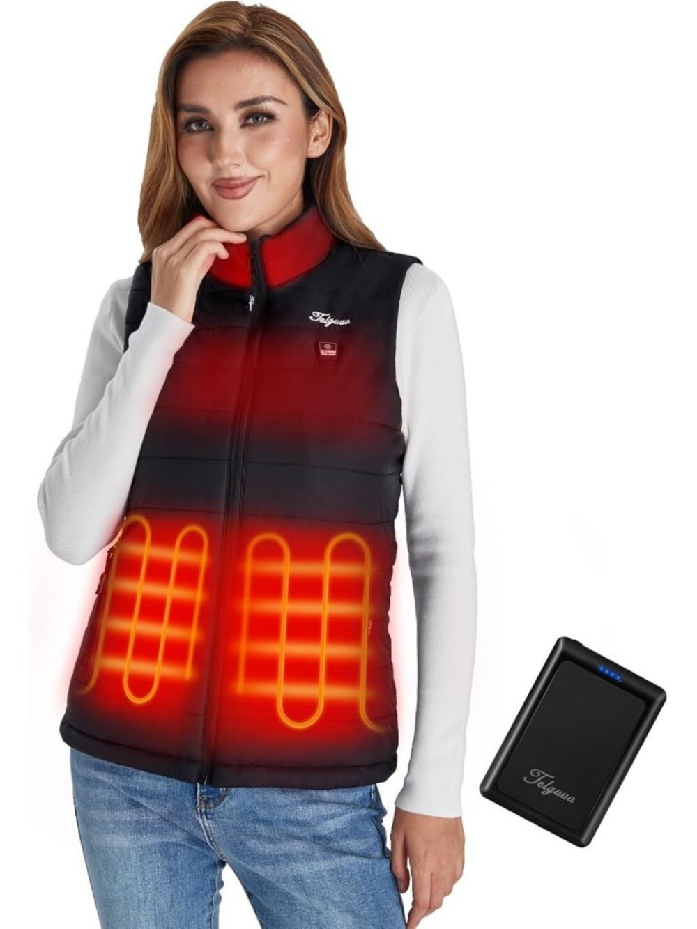 Heated Vest for Women with Battery Pack - Warm & Stylish Winter Layer